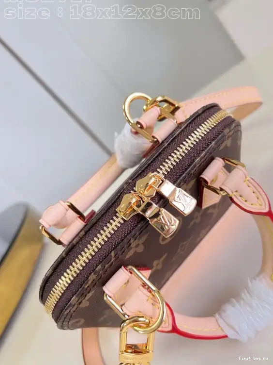 First bag ru VUITTON Nano LOUIS Alma 0707